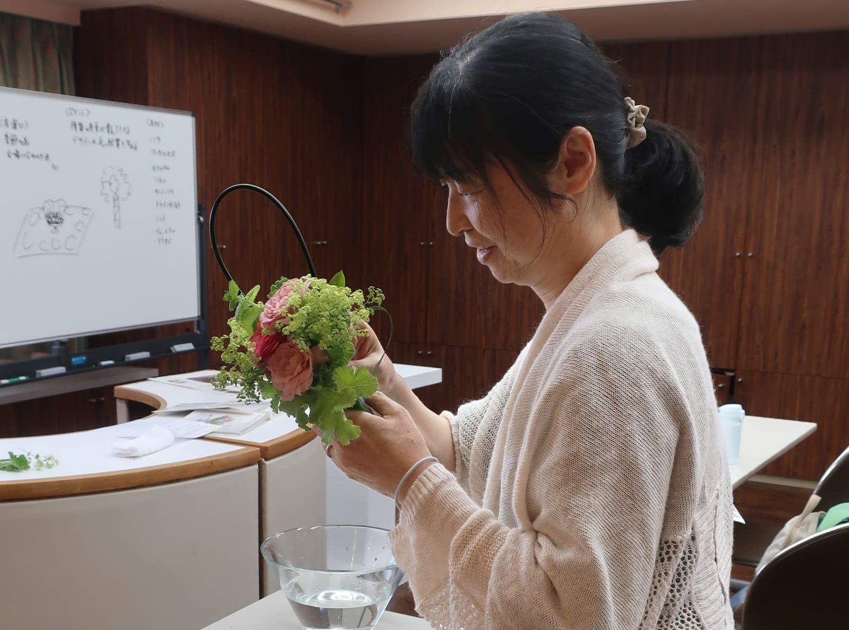 知見美穂さん（フラワーデザインコース）受講歴4年6ヶ月